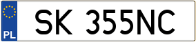 Truck License Plate